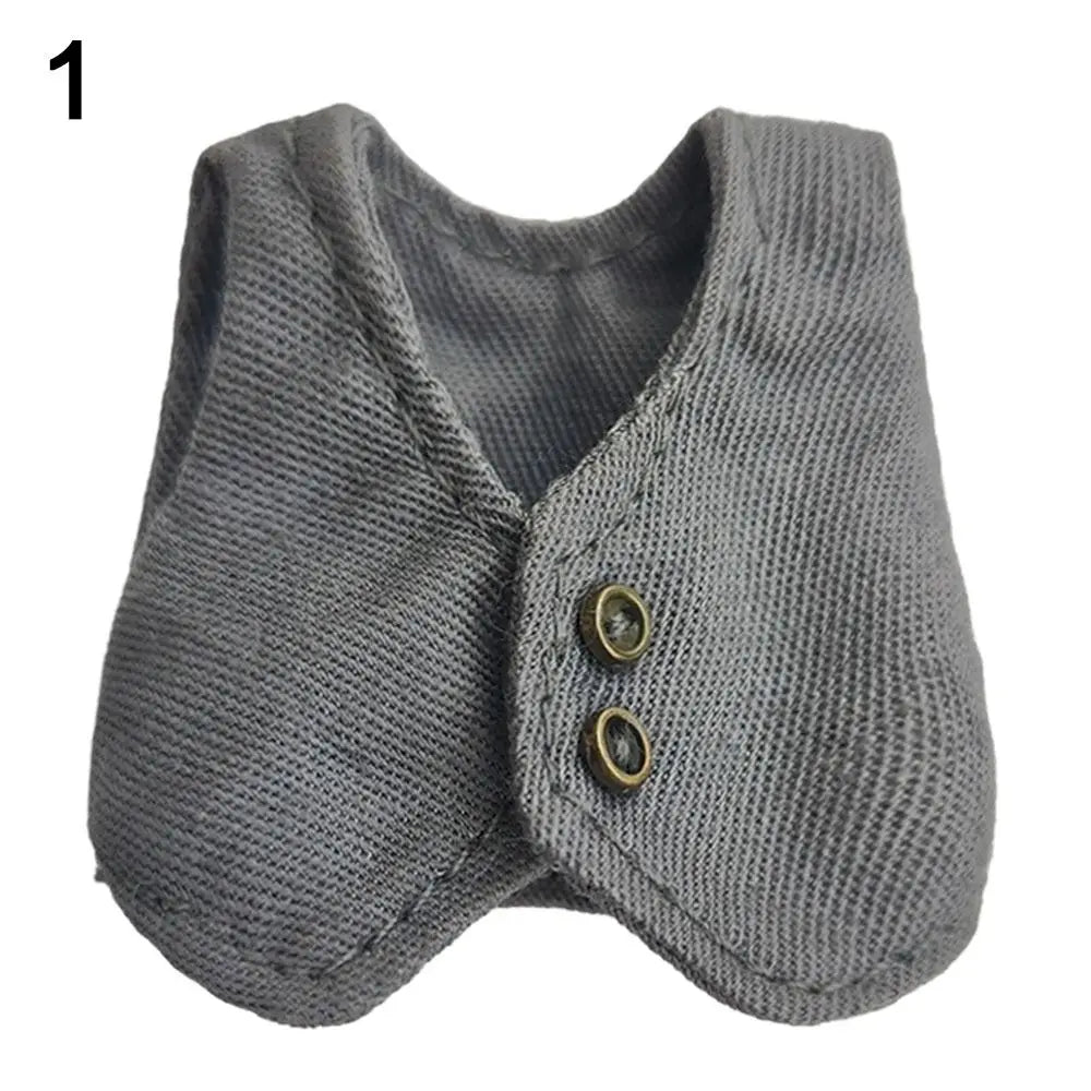 Doll Clothes For 1/11 ob11 dolls For 1/12 Bjd Doll Clothes Vest Tops Casual Wear Shirts Doll Clothes Accessories Gift Toys