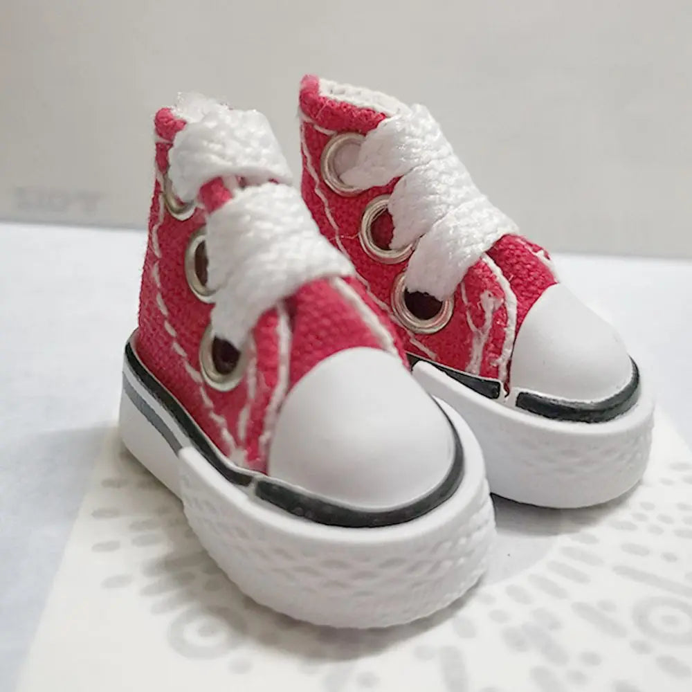 Doll Shoes 3.5CM Cute Mini Doll Shoes Denim Canvas Shoes For Doll For Toy For Doll Boots Dolls Sneakers Accessories