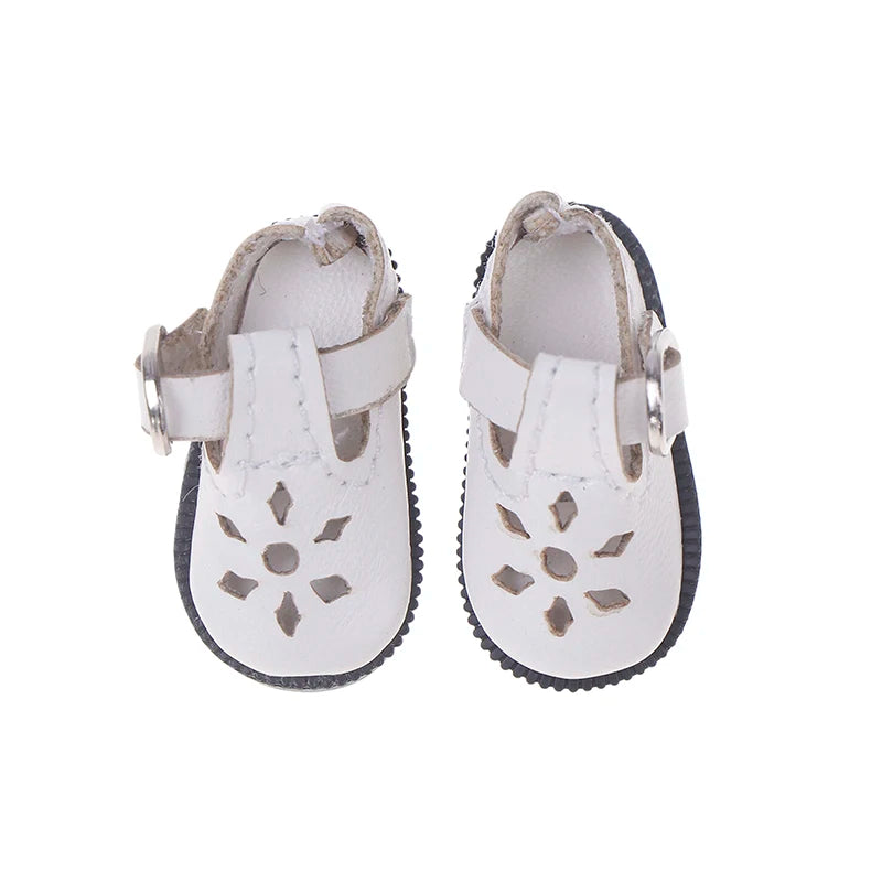 Doll Shoes For Doll Toy Mini Leather Dolls Sneakers Casual Shoes For Mini Doll Decorate Shoes Kid Birthday Gift Doll Toy