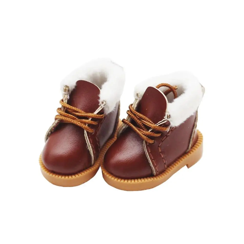 Doll Shoes 3.2cm 1/8 Doll For 1/6 Blythes OB22 Mini Doll Shoes Doll Clothes Accessories Shoes Accessories Doll Winter Boots