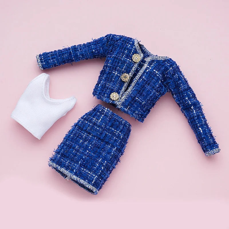 Doll Clothes 30cm Skirt Temperament Wear Matching Pieces Daily Doll Clothes Set for Girls BJD 1/6 Doll Toy Gift
