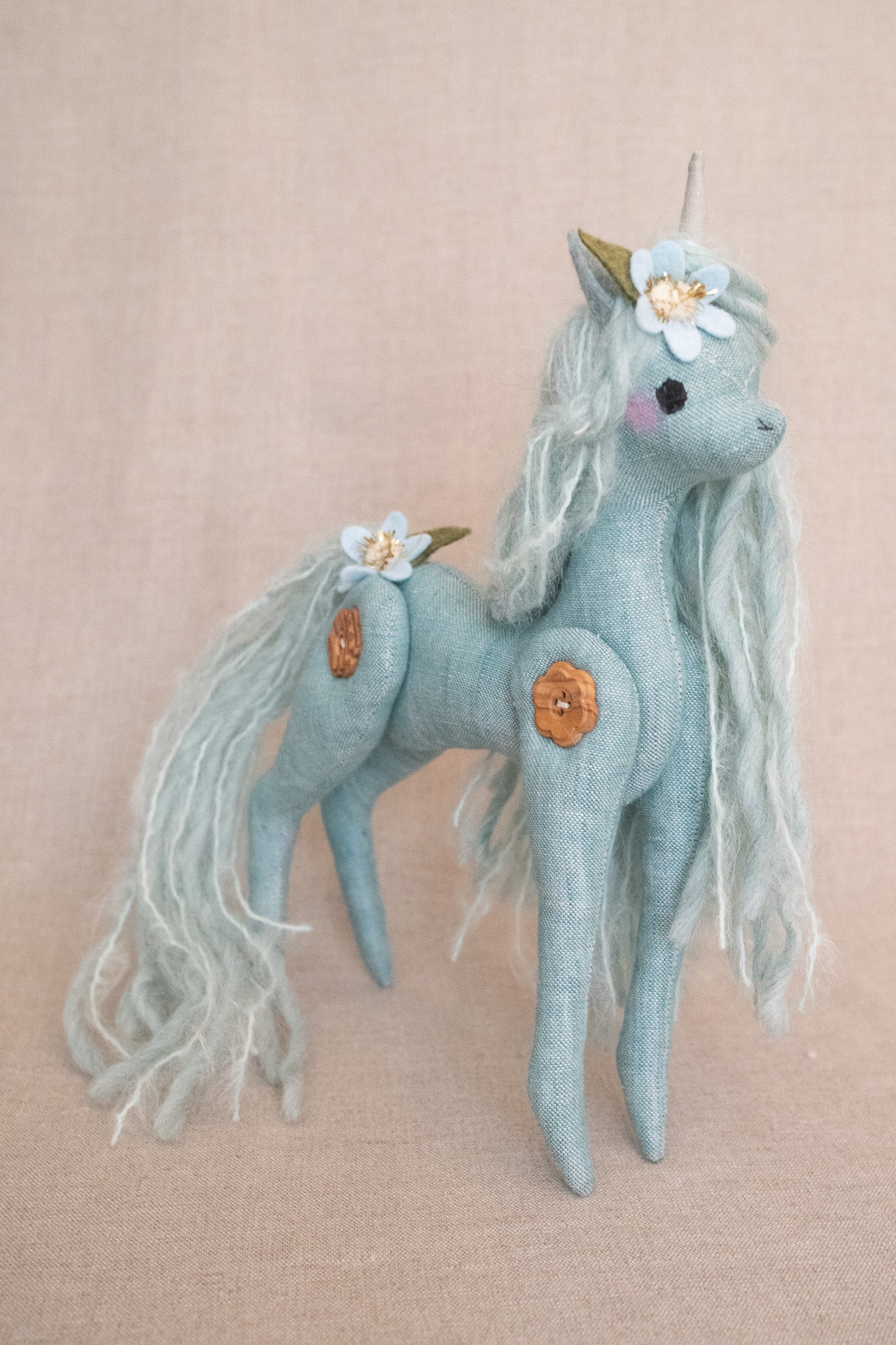 pea flower unicorn