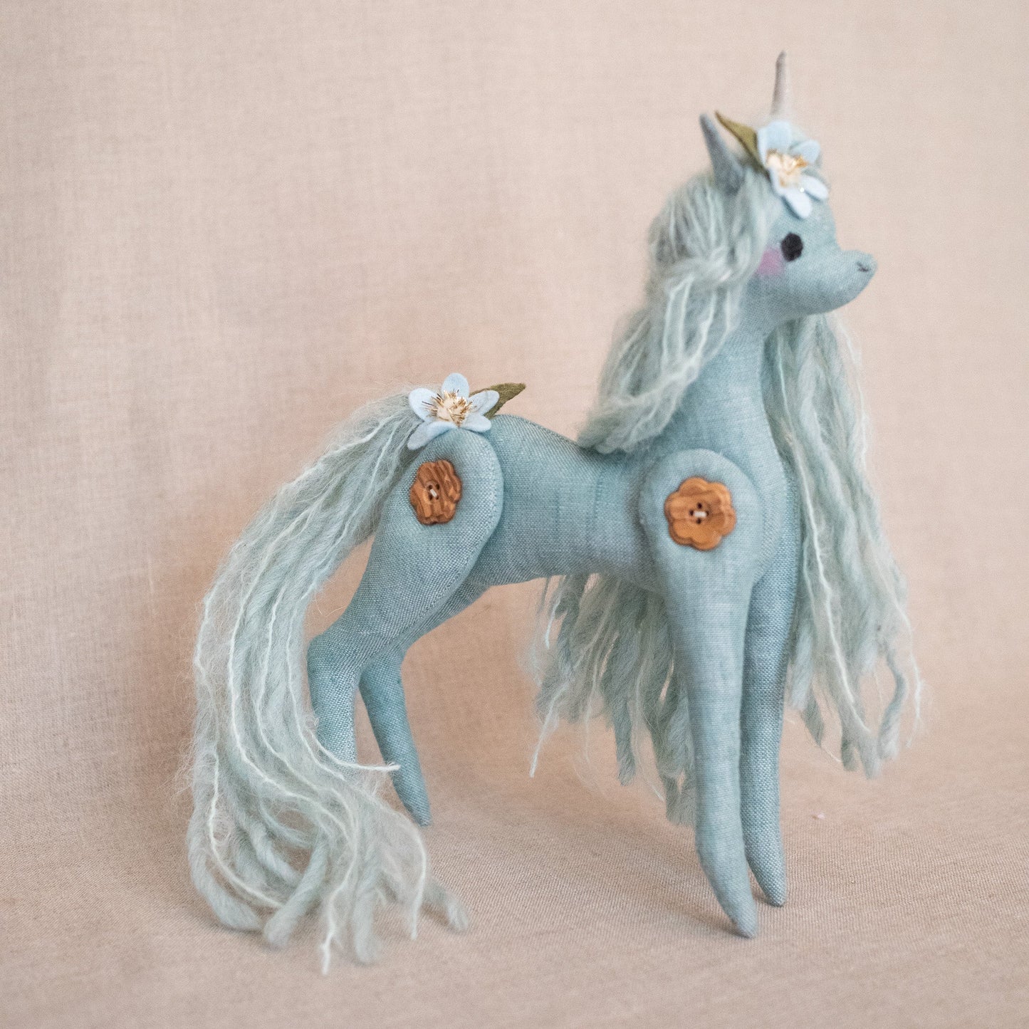 pea flower unicorn