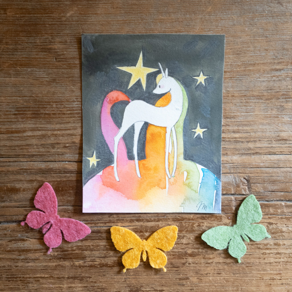 unicorn rainbow paintings