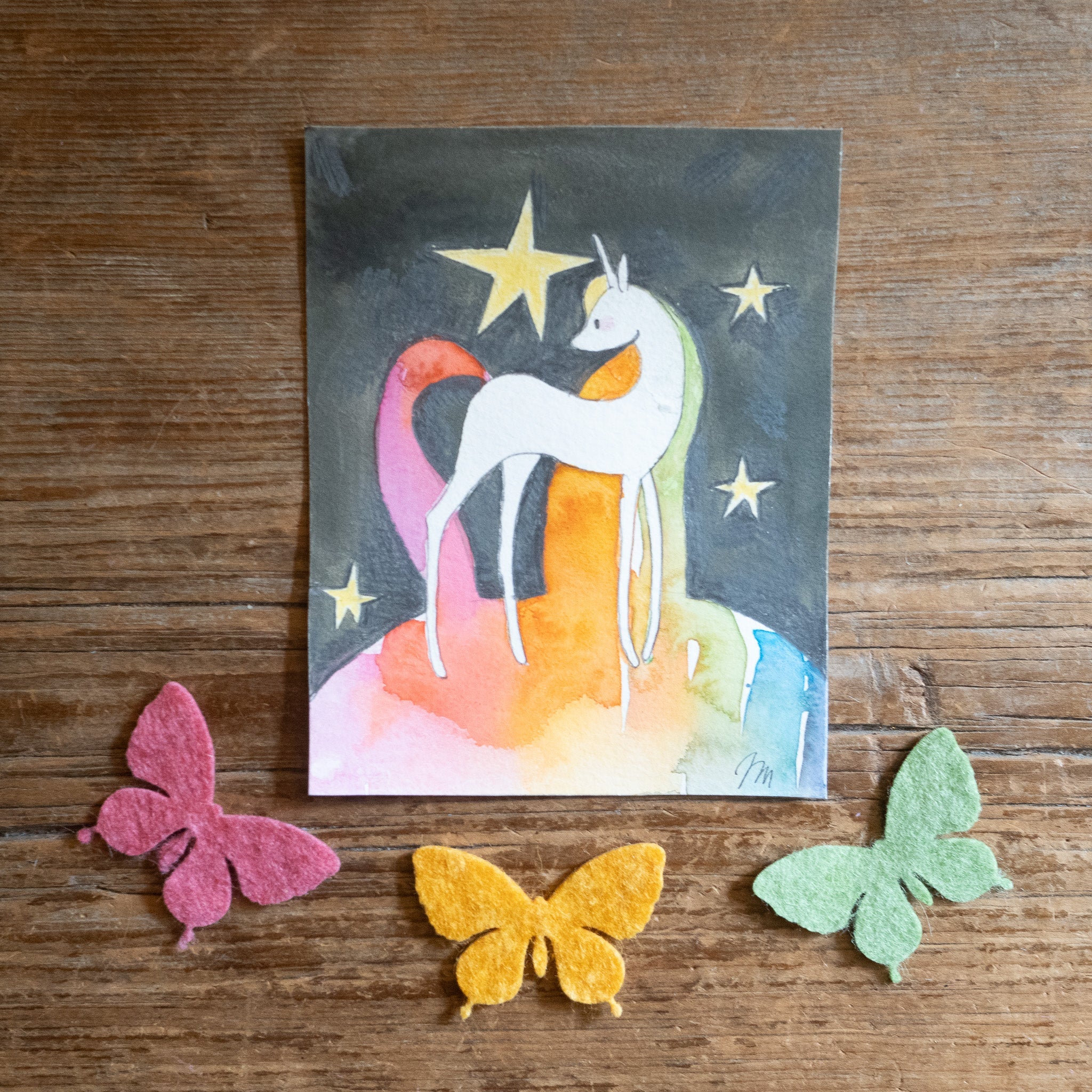 unicorn rainbow paintings