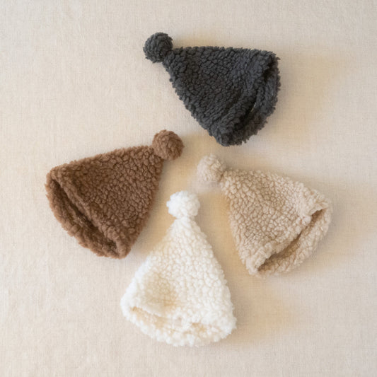 fuzzy pom hat