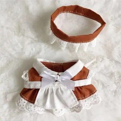 10cm starfish doll clothes maid star doll clothes doll not for sale