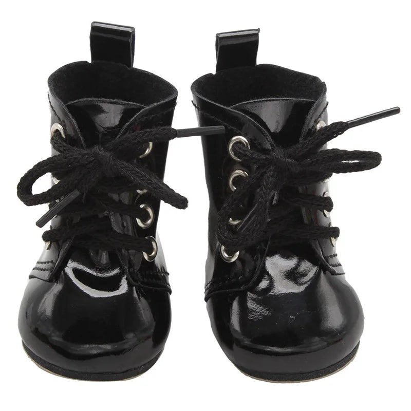 Doll Shoes Clothes Handmade Boots 7Cm Shoes For 18 Inch American&43Cm Baby New Born Doll Accessories For Generation Girl`Toy DIY