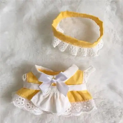 10cm starfish doll clothes maid star doll clothes doll not for sale