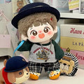 20cm Doll Clothes Cute Retro Style Casual No Attribute Normal Body Cotton Doll Clothes Can Be Changed Spring And Autumn Suit