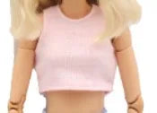 doll clothes 30 cm  Top T-shirt Elastic pants Daily Wear Accessories Clothes for Curvy Barbies doll