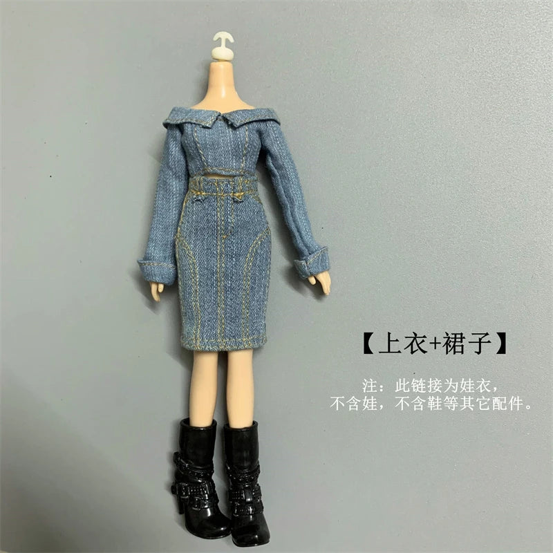 matched suit clothes for 30cm doll clothes fashion cool doll clothes