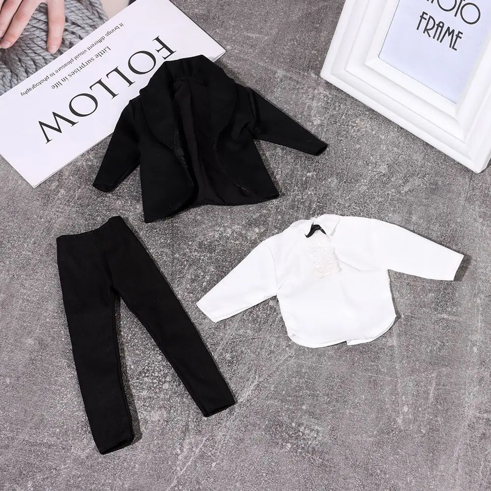 1/6 Doll Clothes Male Doll Daily Wear Casual Suit Shirt Pants Wedding Party Suit Man Doll Suit Clothes 30cm Doll Accessories