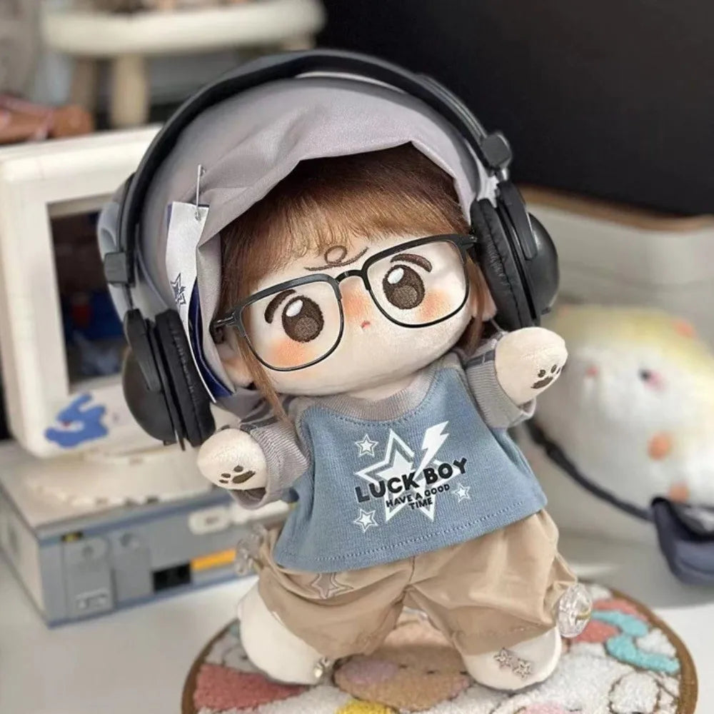 College Uniform 20cm Cotton Doll Clothes Jackets Coat Idol Doll Clothes Cool Sport Plush Doll Clothes 20cm Cotton Doll