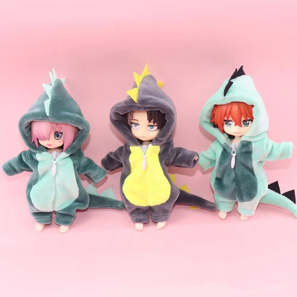 Dolls Gift Accessories Jumpsuit Molly GSC YMY Obitsu 11 Dinosaur Doll Clothes Doll Clothes Ob11 Clothes BJD Doll Clothes