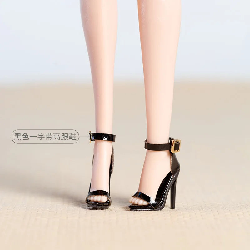 Cool doll shoes / 30cm doll high heels boots / accessories for 1/6 BB Fr fashion doll / dollhouse toys