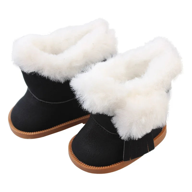 18-inch Doll Snow Boots-American Girls and Rebirth Doll Shoes Our Generation of Doll Accessories Hot-selling Decoration Shoes