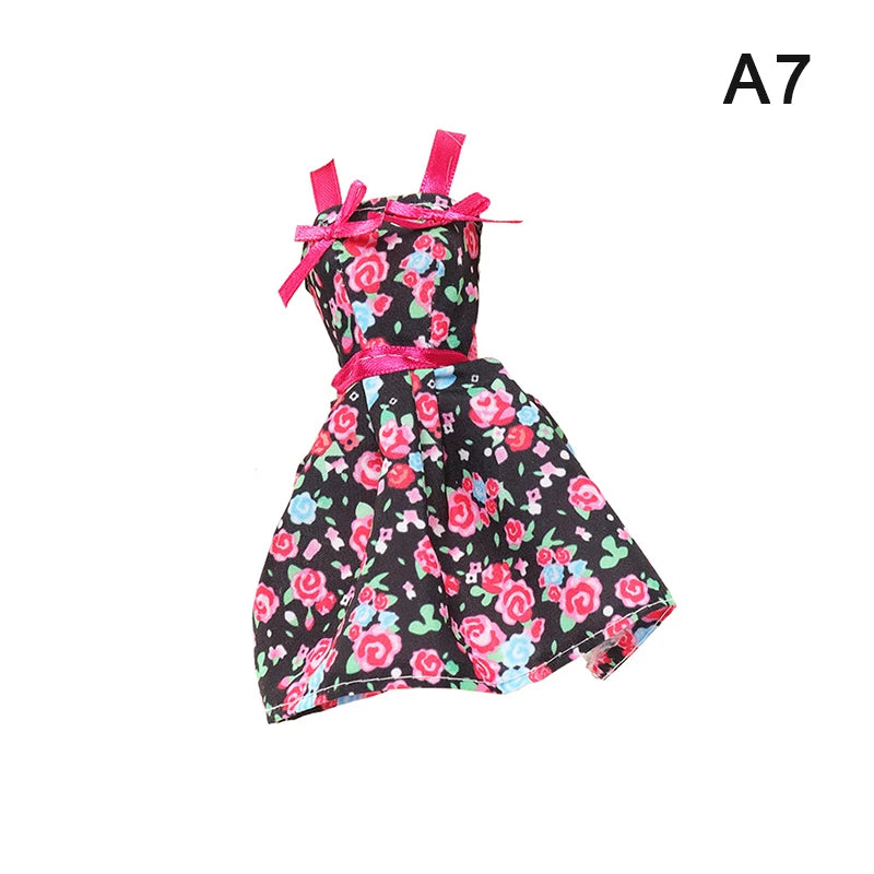 Latest Dress Doll Casual Fashion Clothing Handmade Clothes Suitable For 30cm Doll Accessories Diy Gift