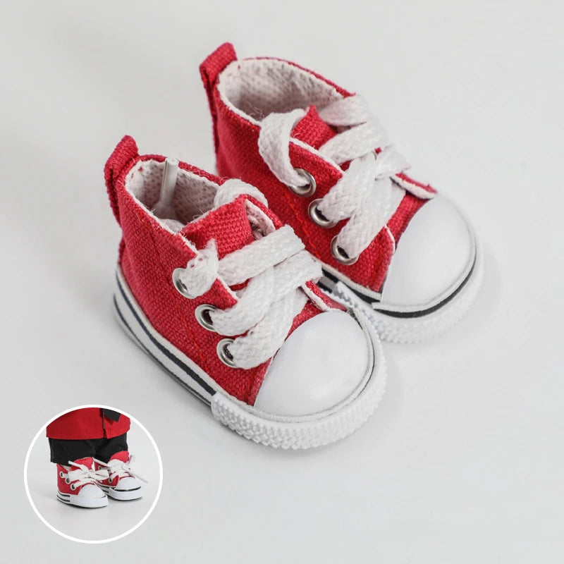 20cm Cotton Doll Shoes Simple Sports Canvas Shoes Doll Shoes Doll Accessories