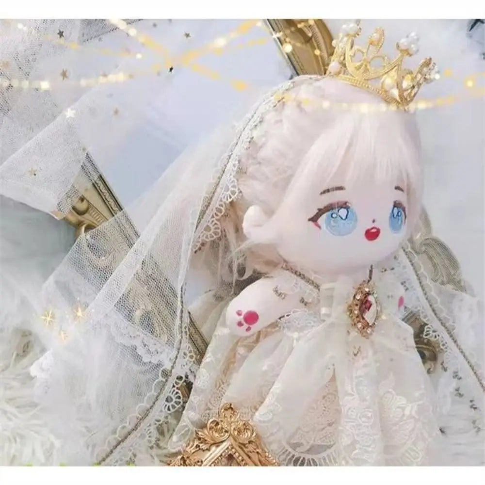 20cm Cotton Doll Clothes Pretty Dress Outfit Cute Hoodie Casual Suit Plush Toys Dress Up Clothing Girls Brithday Gift