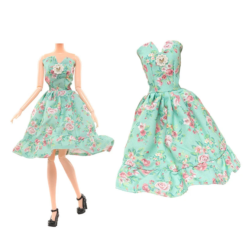 Latest Dress Doll Casual Fashion Clothing Handmade Clothes Suitable For 30cm Doll Accessories Diy Gift