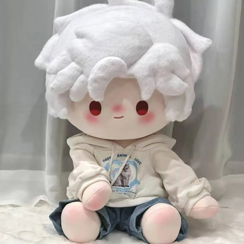 40cm Doll Clothes Cotton Doll Sitting Cute Set Pajama Dress Up Handsome Uniform Temperament Casual Doll Replace Only Clothes