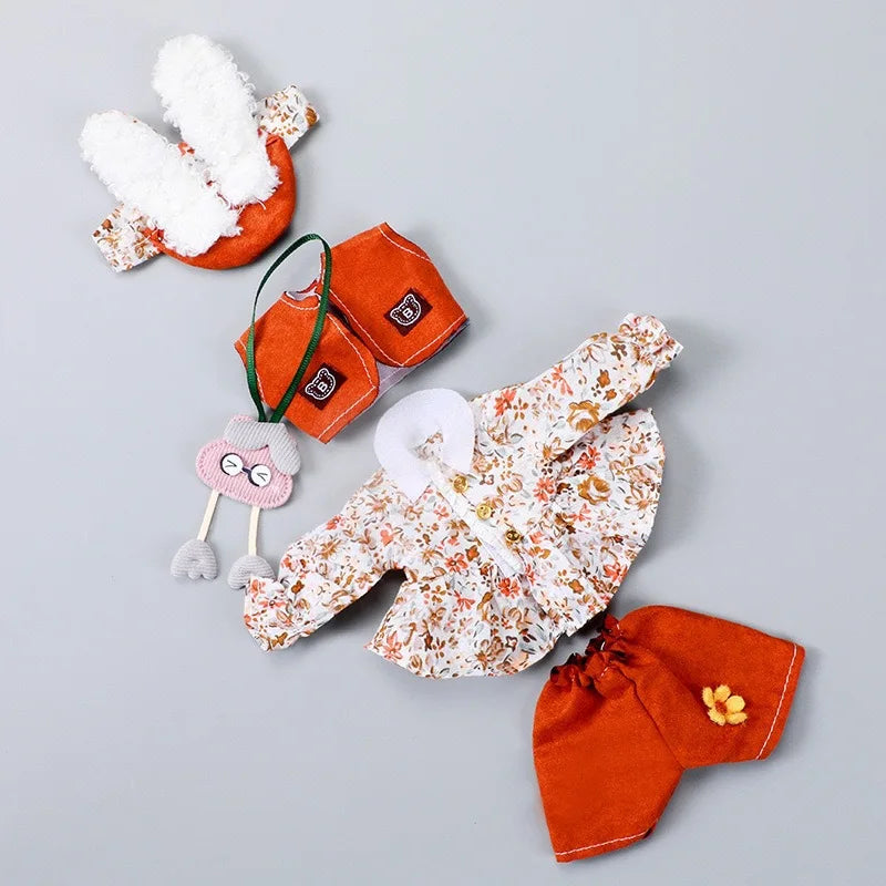 30cm Doll Clothes Accessories 1/6 BJD Doll Clothes Fashion Costume Lolita Uniform Suit Doll Clothes
