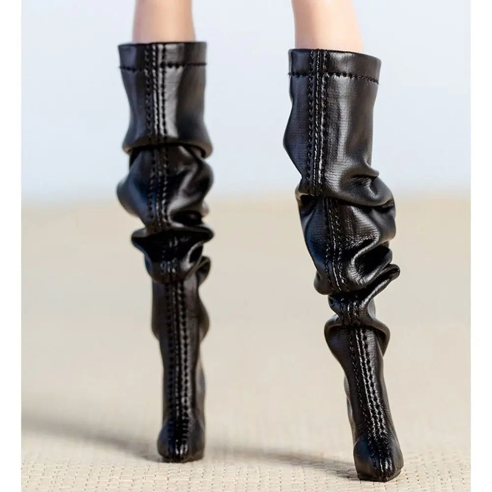 Dress Up Handmade Doll Shoes Exquisite 1/6 Supermodel Doll High Heels Doll Boots Doll Accessories