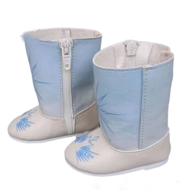 doll shoes for 43cm baby new born Dolls Reborn Baby Doll shoes for 18" girls doll cute animal princess shoes