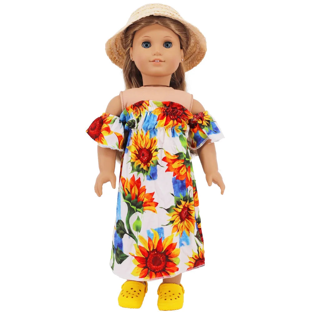 Doll Shoes Sandal For 43CM Born Baby Doll Clothes Accessories 18 Inch American Doll Girl‘s Toys Our Generation Gift