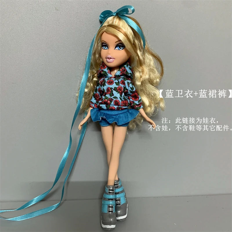 matched suit clothes for 30cm doll clothes fashion cool doll clothes