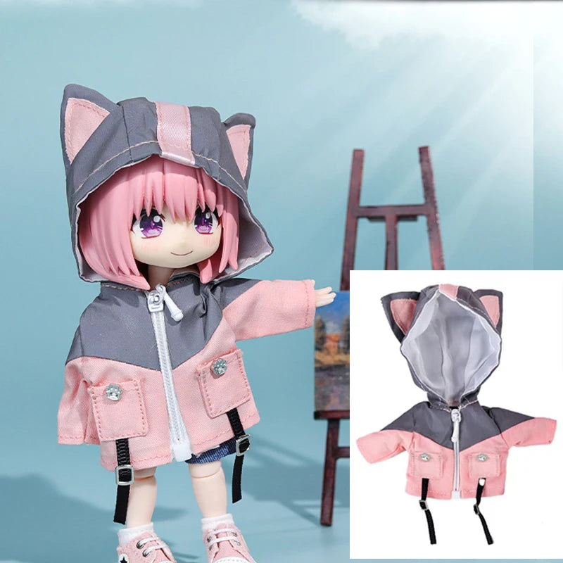 Ob11 Clothes Sets 1/12 BJD Doll Clothes Obitsu11 GSC Doll  Clothes & 11cm BJD Doll Clothes Pants
