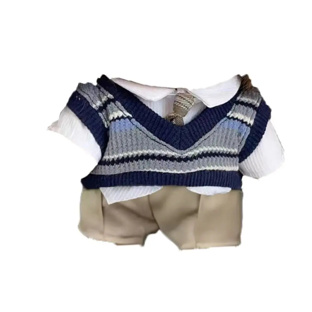 Postman Cotton Doll Clothes Uniform Jacket Plush Doll Clothes Sweater Cool No Attribute Doll Clothes Children's Gift