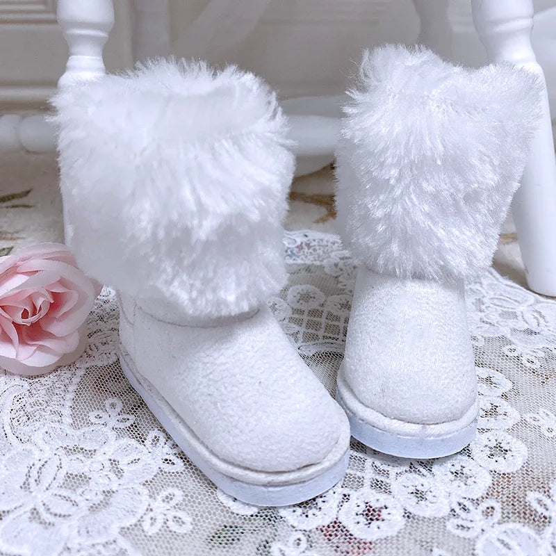Fashion 60cm Doll Shoes Boots 1/3 Bjd Doll Shoes 7.5cm Foot Wear Shoes Toy Doll Accessories