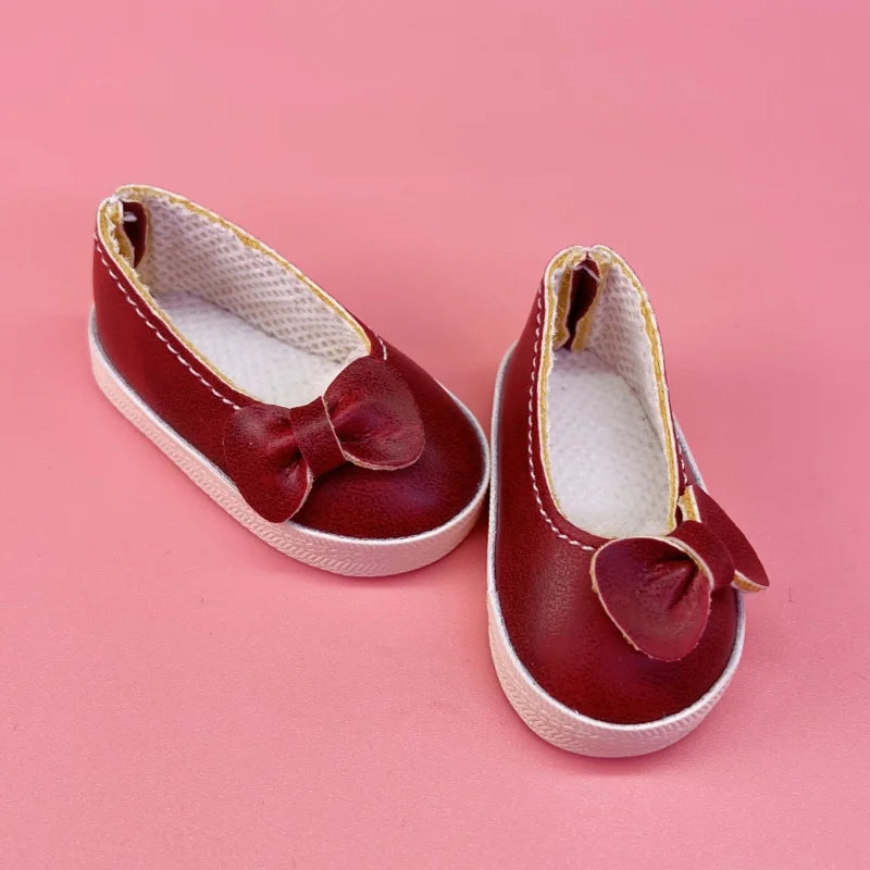 New Design 6cm Fashion Girl Doll Shoes Fit for Paola Reina & Mia Corolle Trendy 1/4 Scale Doll Footwear Cute Toy Shoes for Dolls