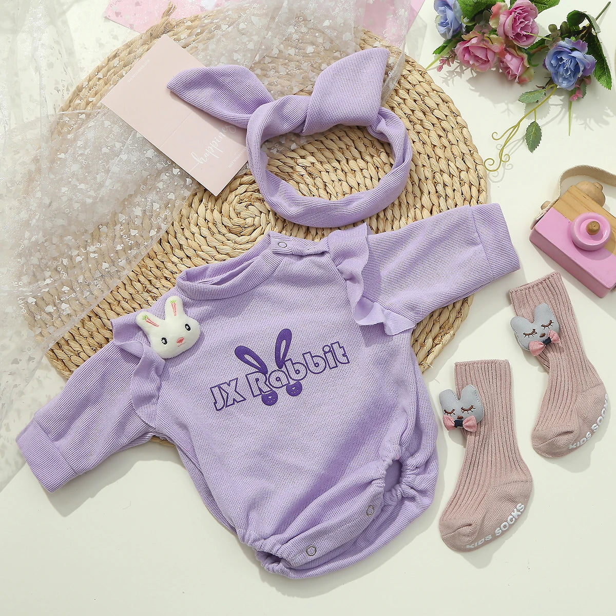 Doll Clothes for 55cm 21.65in Baby Doll's Clothing Sweater Hoodie DIY Reborn Doll Toy Dolls Outfit for Girl Clothing Accessories