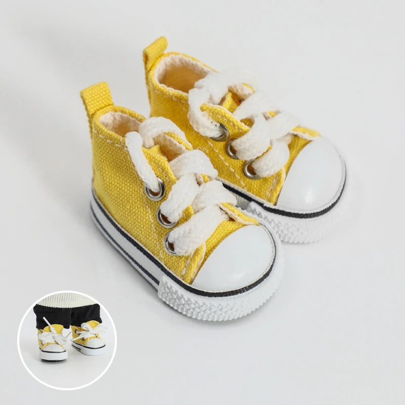 20cm Cotton Doll Shoes Simple Sports Canvas Shoes Doll Shoes Doll Accessories