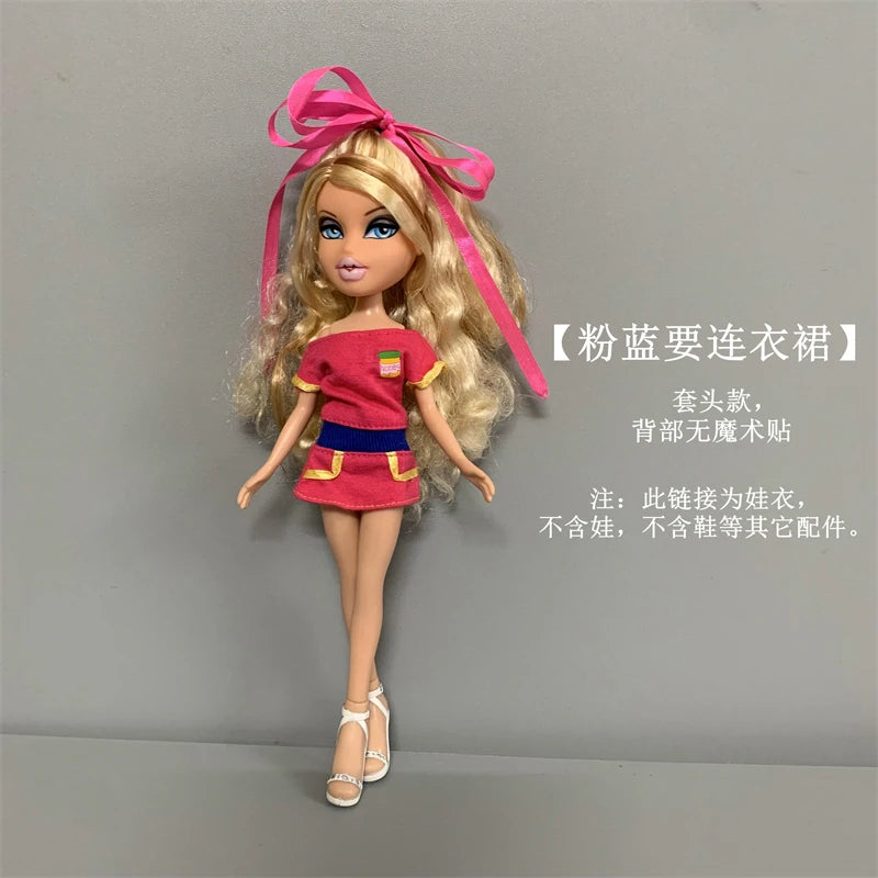 many kinds of clothes dress for 30cm doll fashion cool doll high school doll