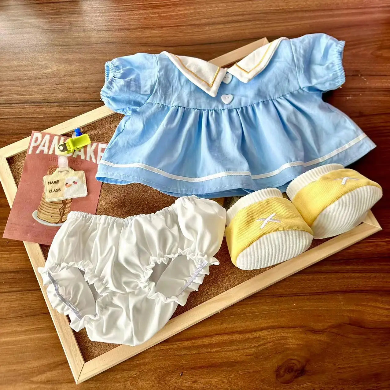 Doll Clothes for 40cm Doll Kindergarten School Uniform Cartoon DIY Doll Clothes Accessory Anime Game Periphery Fans Collect Gift