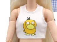 doll clothes 30 cm  Top T-shirt Elastic pants Daily Wear Accessories Clothes for Curvy Barbies doll