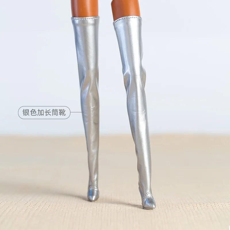 Cool doll shoes / 30cm doll high heels boots / accessories for 1/6 BB Fr fashion doll / dollhouse toys