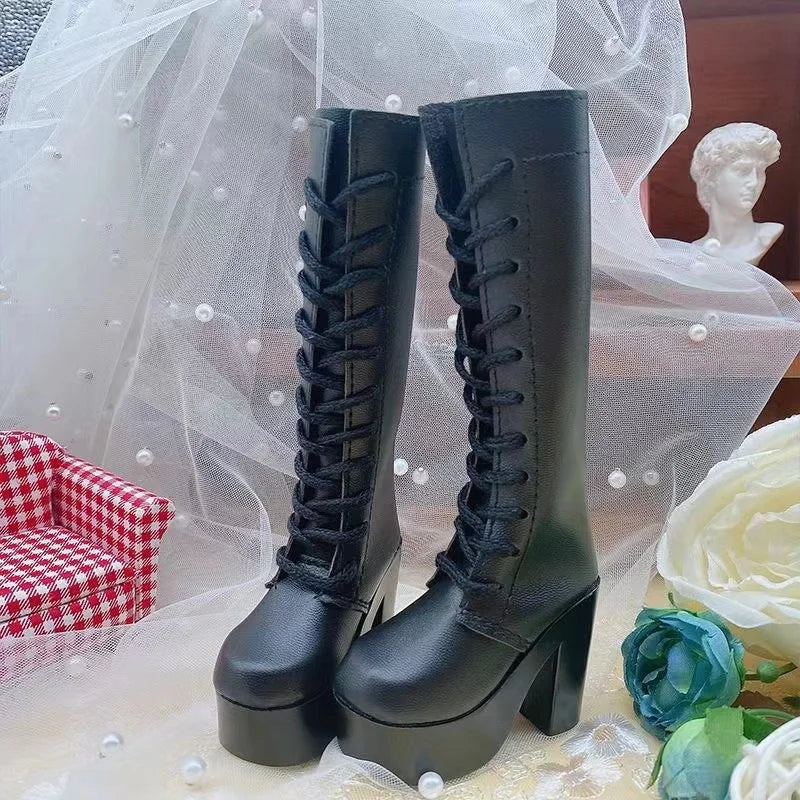 Fashion 60cm Doll Shoes Boots 1/3 Bjd Doll Shoes 7.5cm Foot Wear Shoes Toy Doll Accessories