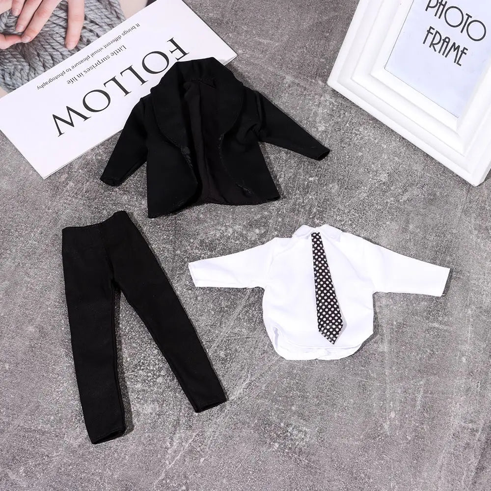 1/6 Doll Clothes Male Doll Daily Wear Casual Suit Shirt Pants Wedding Party Suit Man Doll Suit Clothes 30cm Doll Accessories