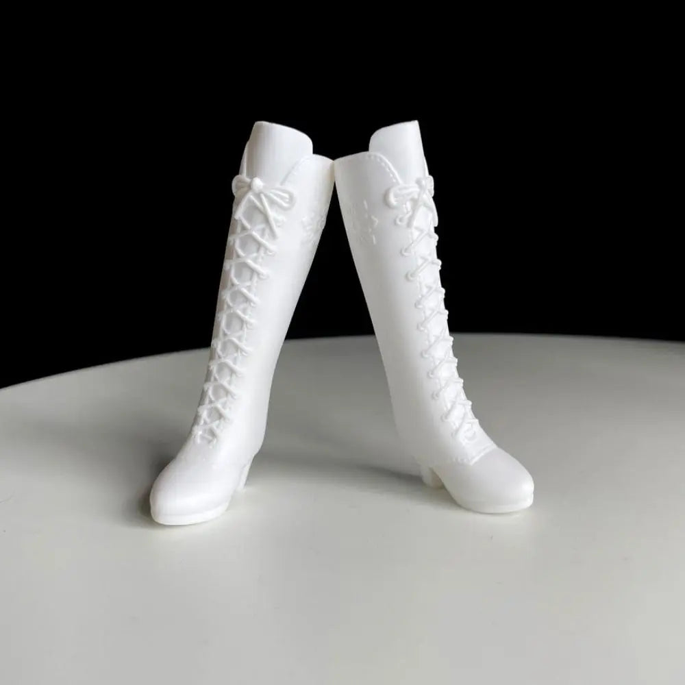 Fashion Doll Shoes Plastic DIY Accessories High Heels Shoes Multistyles for 1/6 BJD 30cm Dolls Fit Foot Length 2cm Dolls