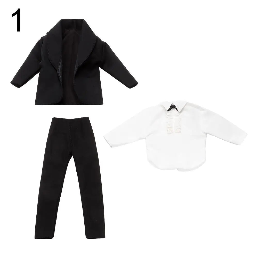 1/6 Doll Clothes Male Doll Daily Wear Casual Suit Shirt Pants Wedding Party Suit Man Doll Suit Clothes 30cm Doll Accessories