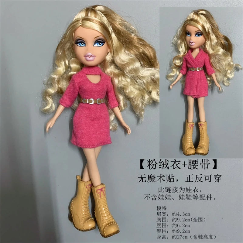 many kinds of clothes dress for 30cm doll fashion cool doll high school doll