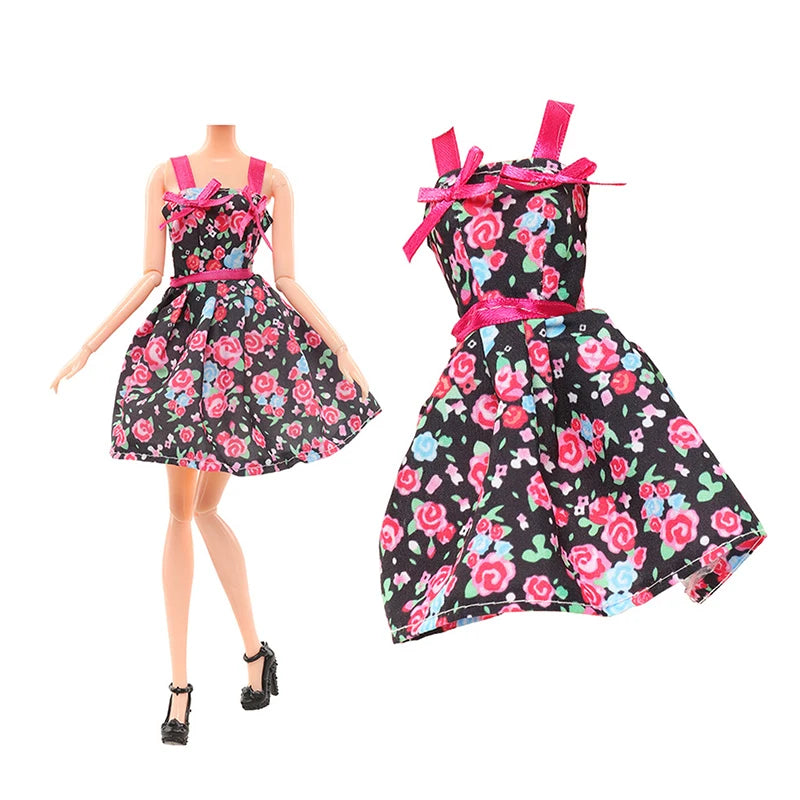 Latest Dress Doll Casual Fashion Clothing Handmade Clothes Suitable For 30cm Doll Accessories Diy Gift