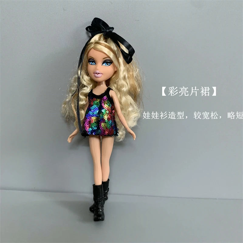 many kinds of clothes dress for 30cm doll fashion cool doll high school doll