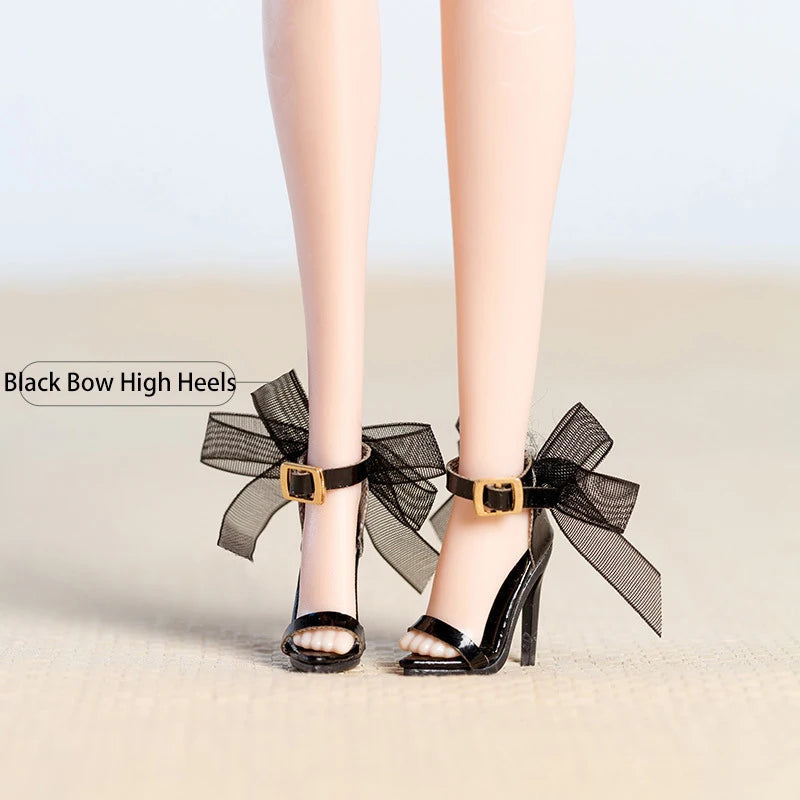 High End Doll Shoes 1/6 BJD FR Supermodel Doll Shoes Fashion 30CM Dress Up High Heels Boots Hat Accessories DIY Play House Toys