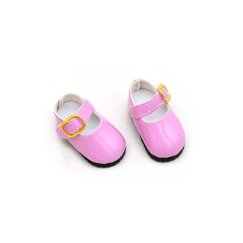 4.5cm Doll Fashion Shoes Female Doll Boots Fit for 1/6 BJD Dolls Accessories Leather Doll Colorful Long Knees Boots